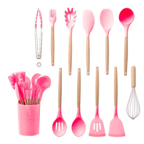 Conjunto de 12 Peças de Utensílios de Cozinha