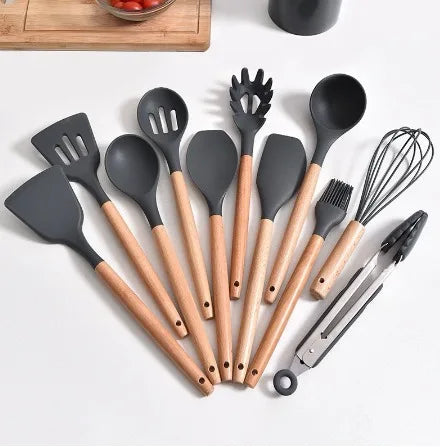 Conjunto de Utensílios de Cozinha Silicone