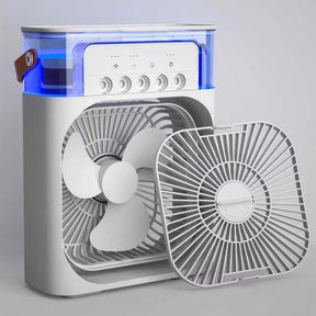 Mini Ventilador e Umidificador Portátil